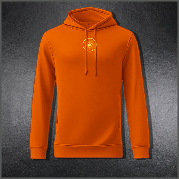 Organic Hoody - Orange